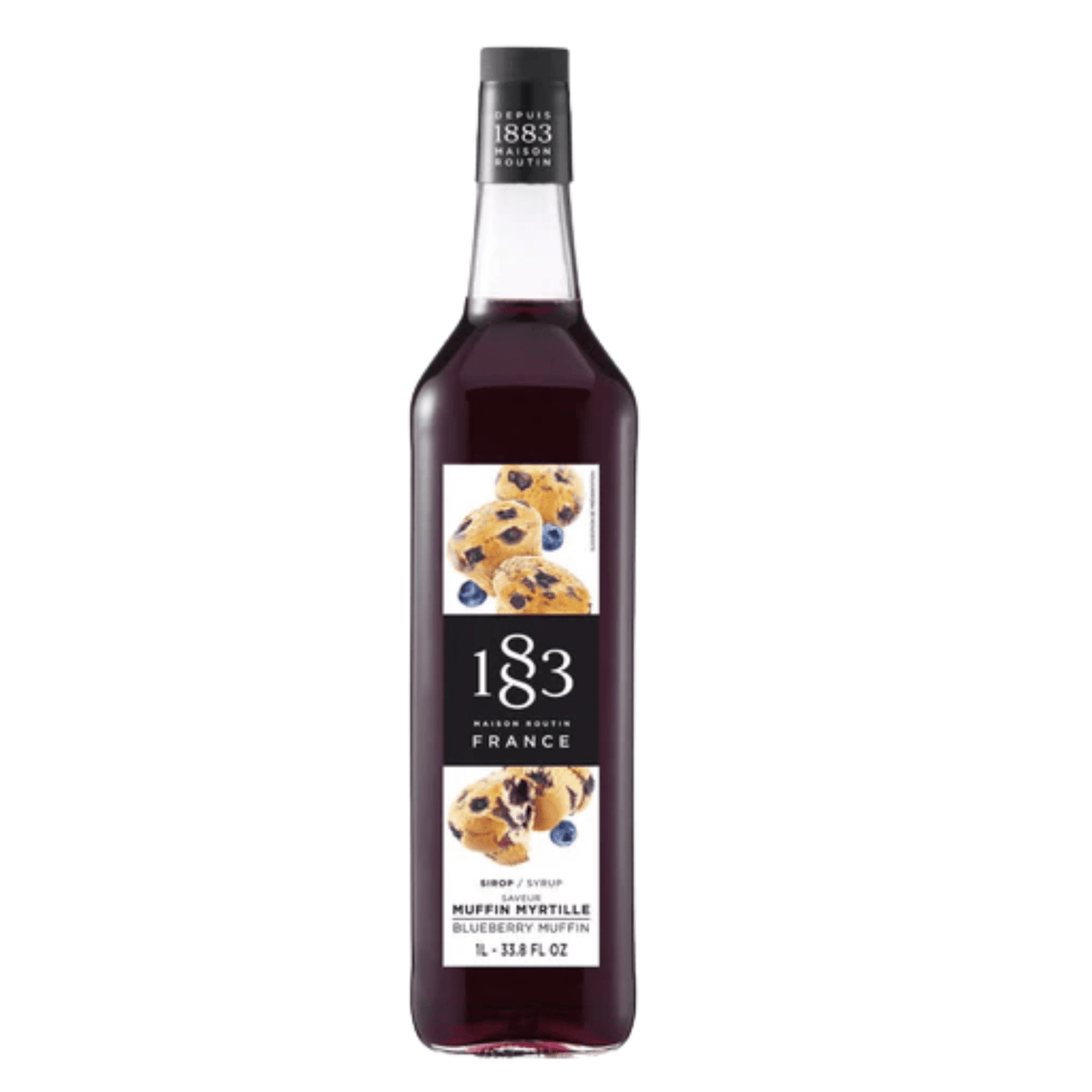 1883 Maison Routin Blueberry MUFFIN Syrup 1L - Cafe Supply