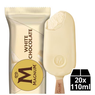 MAGNUM WHITE £2.50 20X110ML