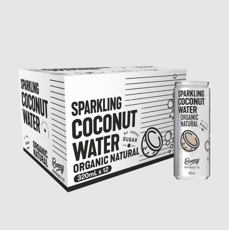 Bonsoy Sparkling Coconut Water 12x250ml - Cafe Supply