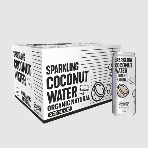Bonsoy sparkling coconut water, 12 x 250ml, wholesale