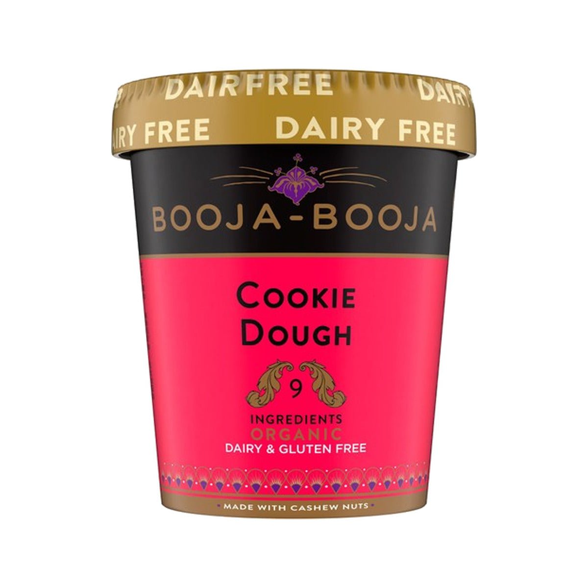 Booja Booja Cookie Dough Ice Cream | 6 x 465ml - Cafe Supply