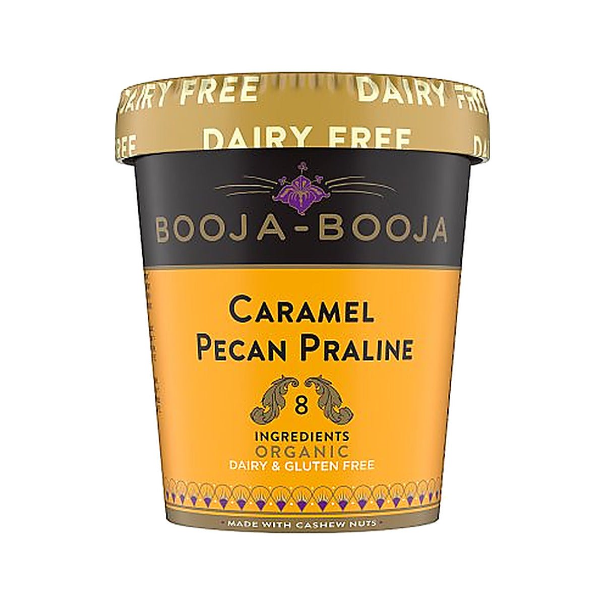 Booja Booja Pecan Praline Ice Cream | 6 x 465ml - Cafe Supply