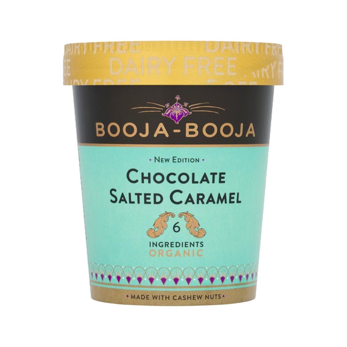 Booja Booja Salted Caramel Ice Cream | 6 x 465ml - Cafe Supply