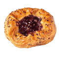 BRIDOR Vegan Black Cherry & Linseed Crown 48x90g - Cafe Supply