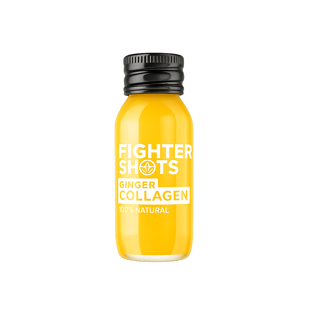 Fighter Shots Ginger + Marine Collagen 3,000mg - Cafe Supply