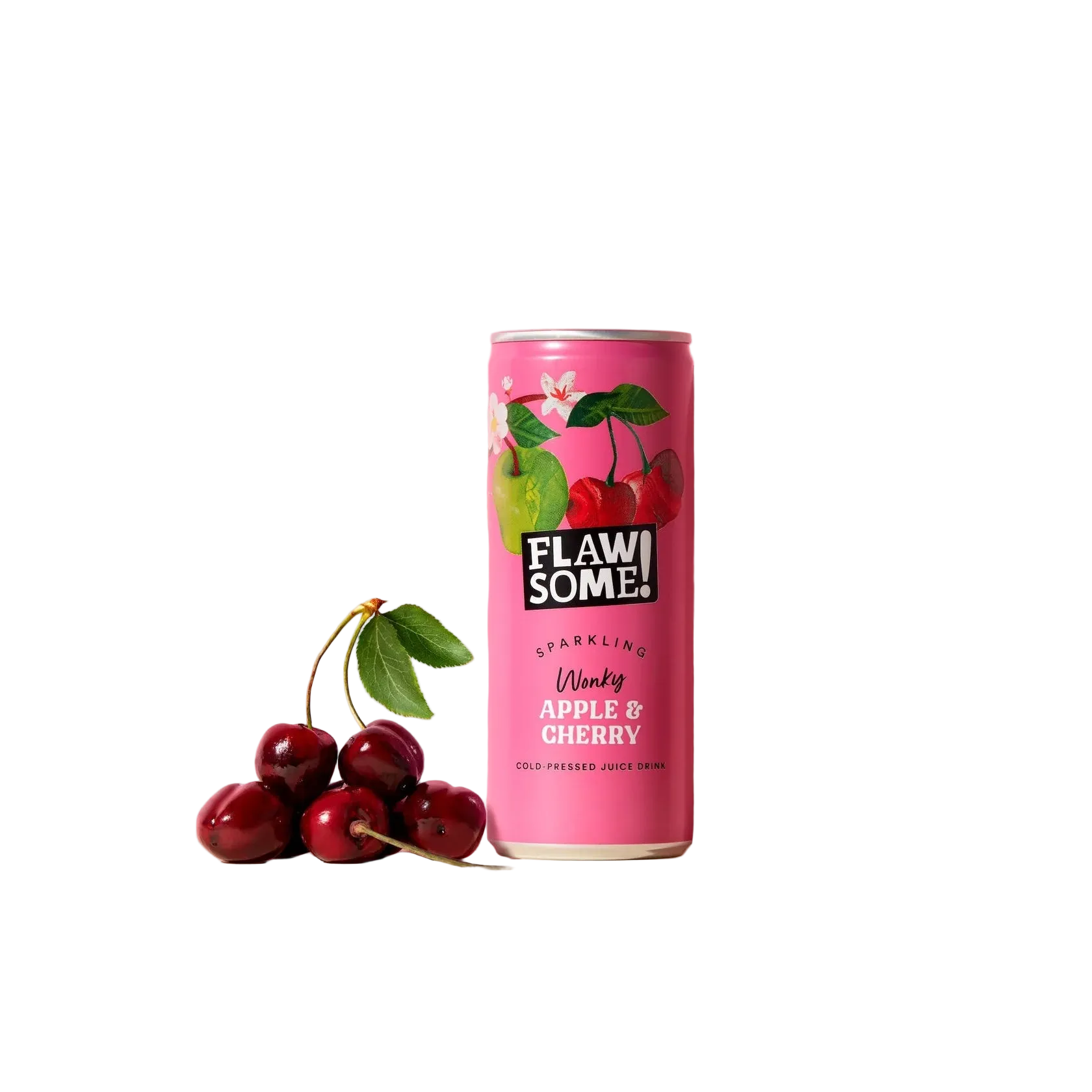 FLAWSOME APPLE SOUR CHERRY SPARKLING 24X250ML - Cafe Supply