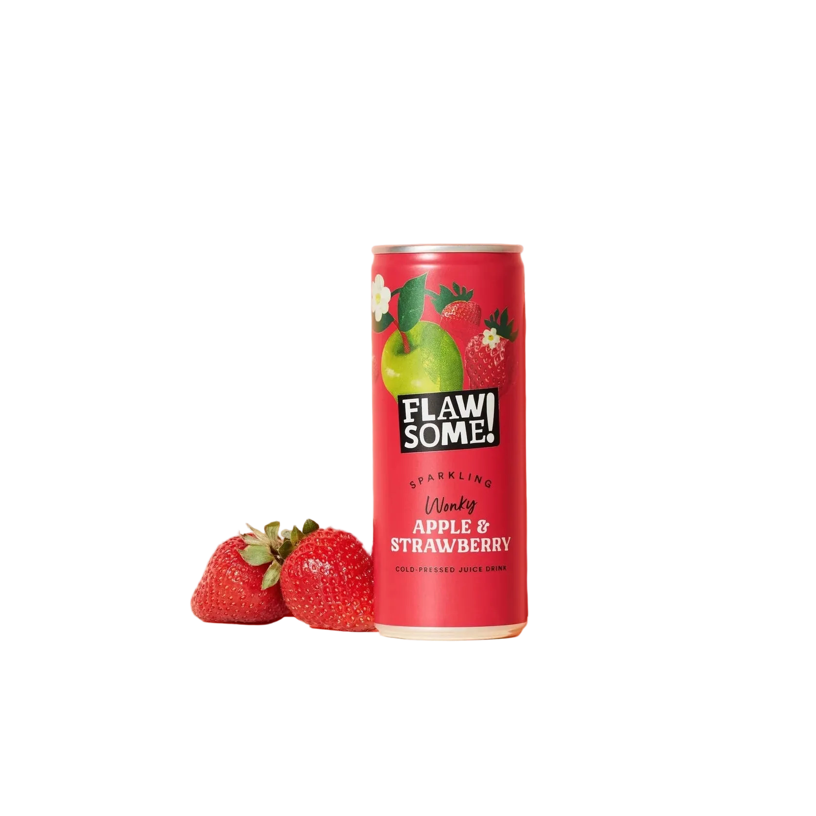 FLAWSOME APPLE STRAWBERRY SPARKLING 24X250ML - Cafe Supply