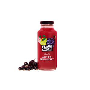 Flawsome Cold Pressed Apple & Superberry Juice  12 x 250ml