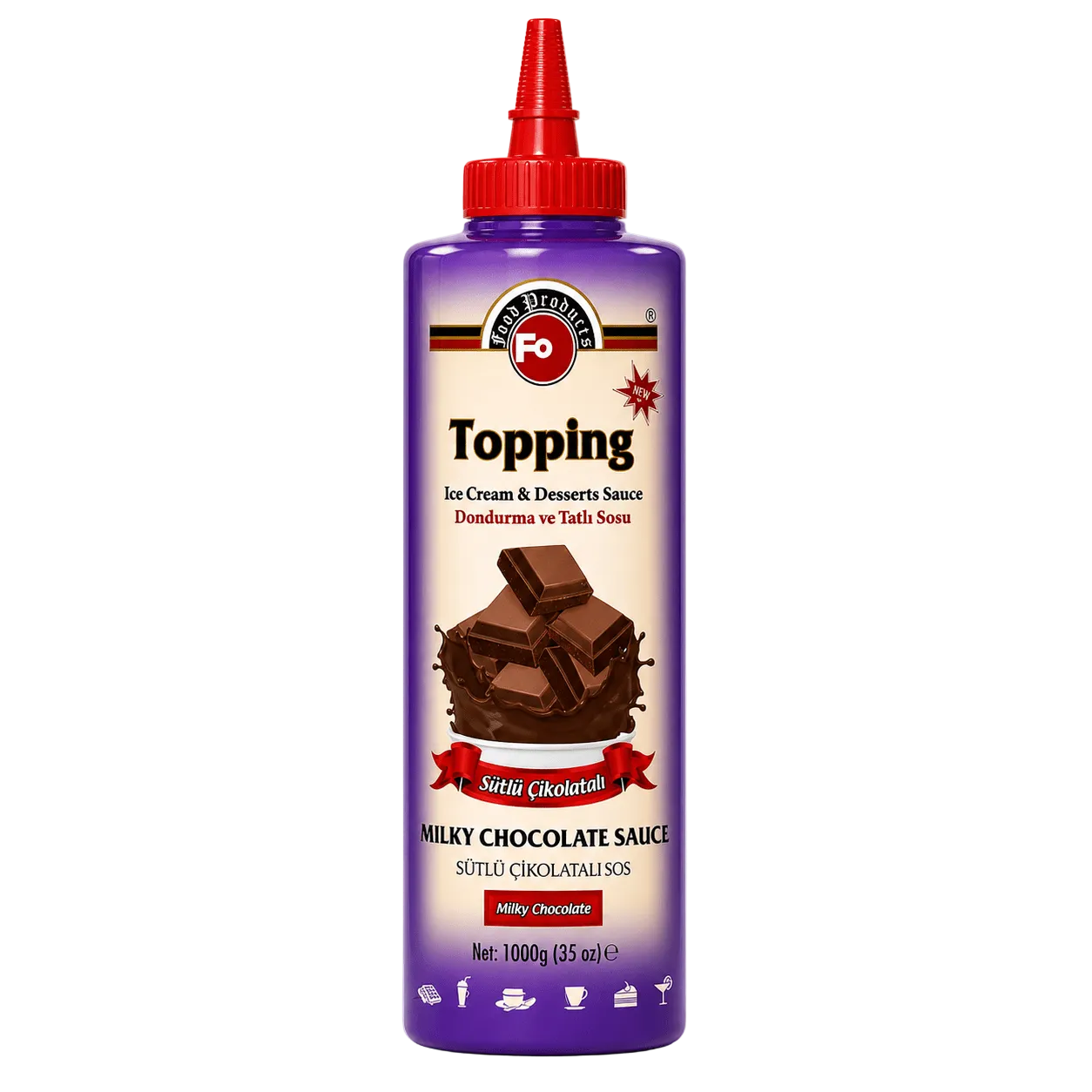 FO TOPPING SAUCE CHOCOLATE 70CL - Cafe Supply