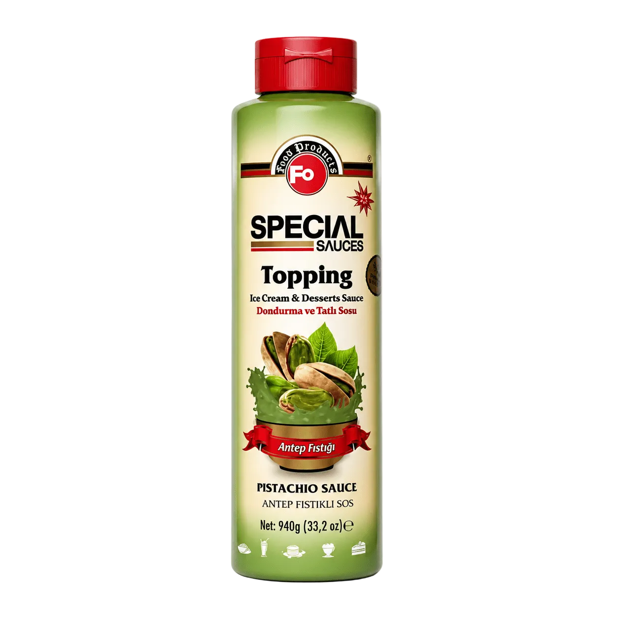 FO TOPPING SAUCE PISTACHIO 70CL - Cafe Supply
