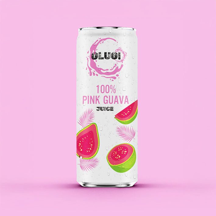 GLUG! 100% Pink Guava Juice 12x250 ml - Cafe Supply