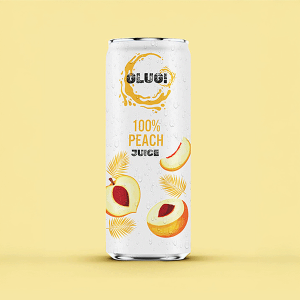 GLUG! 100% Peach Juice 12x250 ml