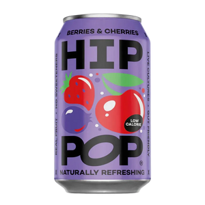 Hip Pop Berries & Cherries Soda | 12 x 330ml