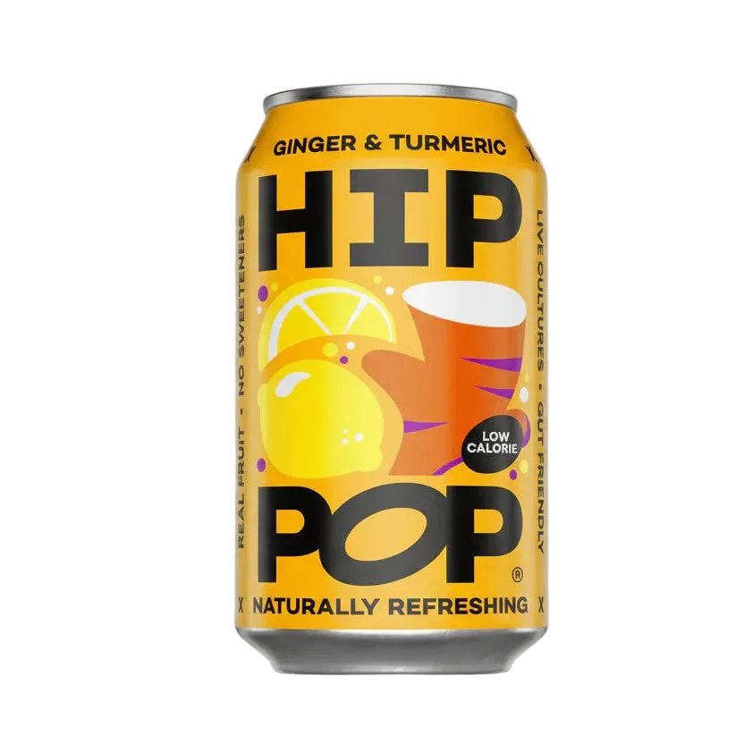 Hip Pop Ginger & Turmeric Soda - Cafe Supply