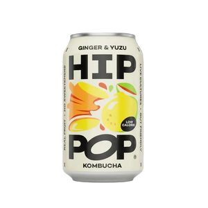 Hip Pop Ginger Yuzu Kombucha | 12 x 330ml