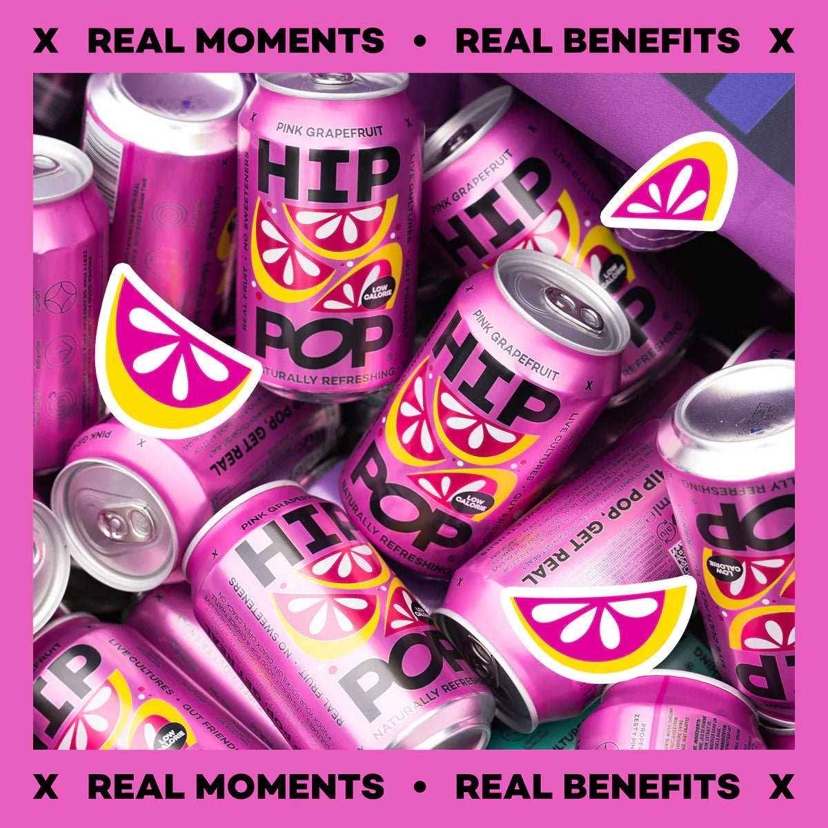 Hip Pop Pink Grapefruit Soda - Cafe Supply