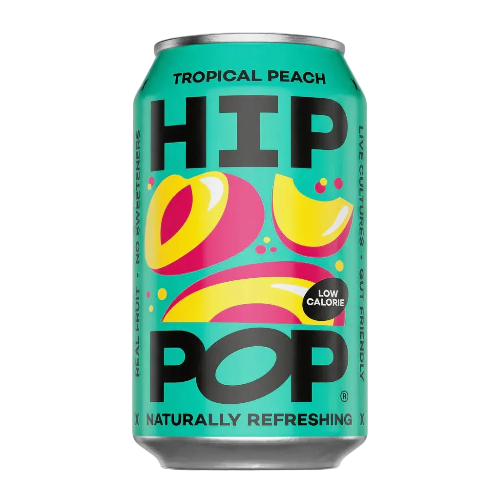 Hip Pop Tropical Peach Soda - Cafe Supply