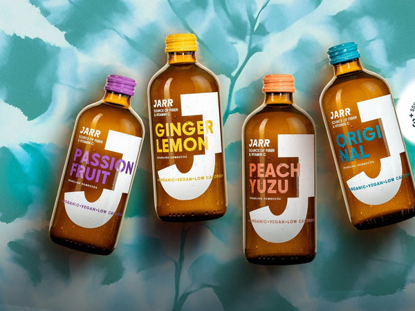 Jarr Kombucha, brewed in London.