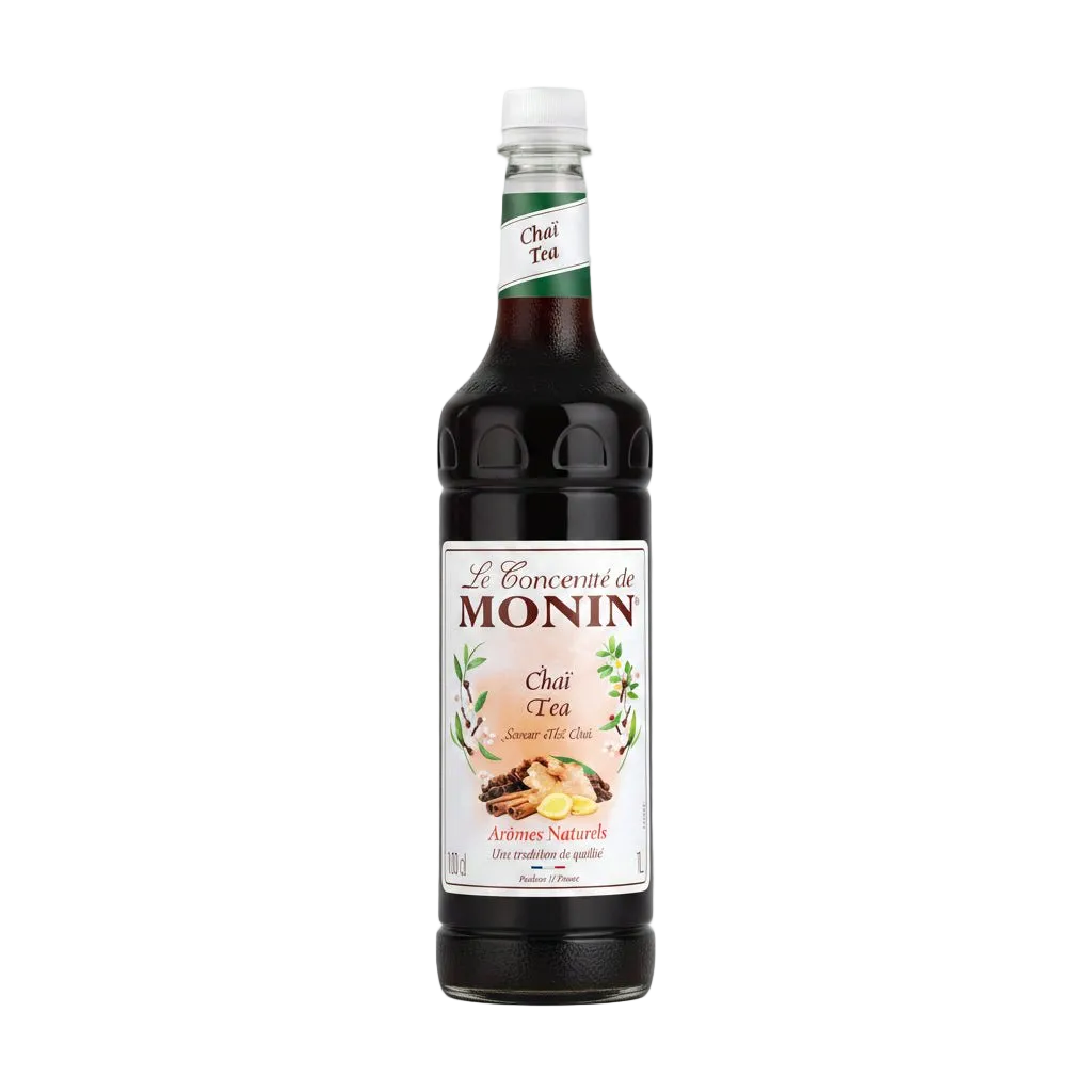 MONIN CHAI SYRUP 1LT PET BOTTLE - Cafe Supply