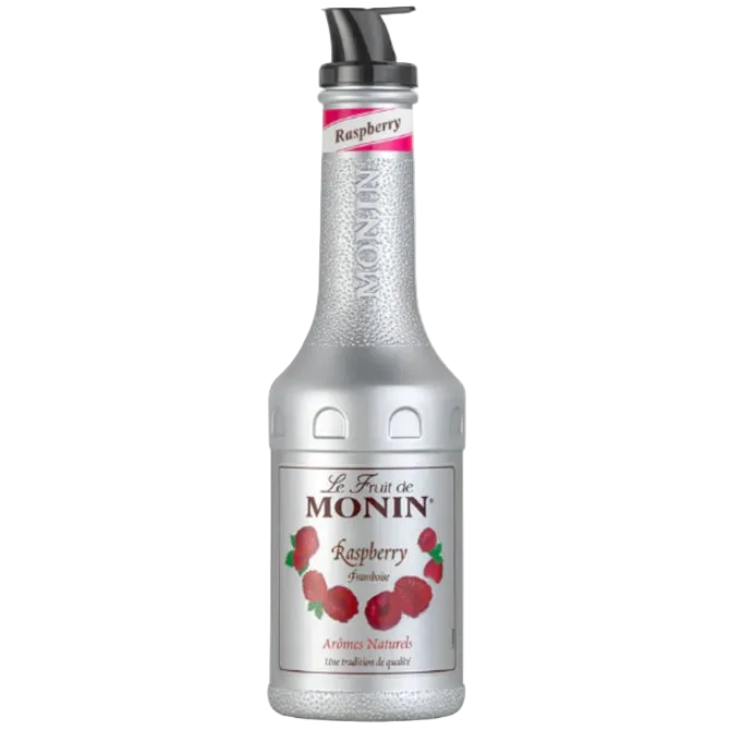 MONIN RASPBERRY FRUIT PUREE 1LT - Cafe Supply