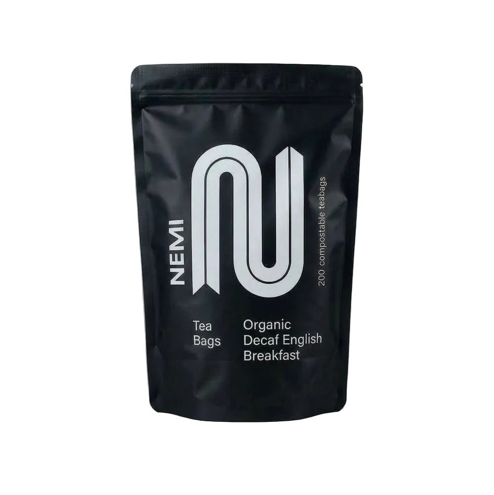 NEMI TEA DECAFF ENGLISH BREAKFAST 200 TB'S - Cafe Supply