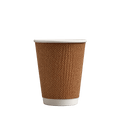 Ripple Wall Cup | Brown - Cafe Supply