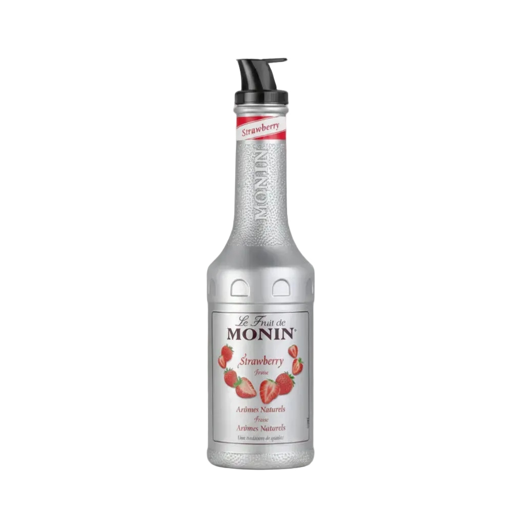 MONIN STRAWBERRY FRUIT PUREE 1LT