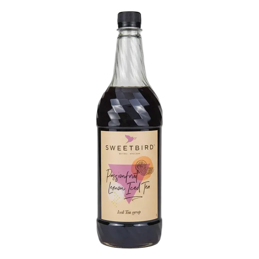 Sweetbird Passionfruit & Lemon Ice Tea Syrup - Cafe Supply