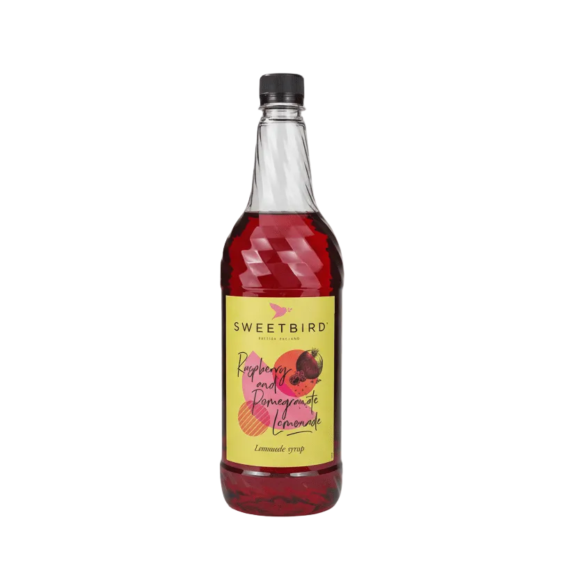 Sweetbird Raspberry & Pomegranate Lemonade Syrup - Cafe Supply