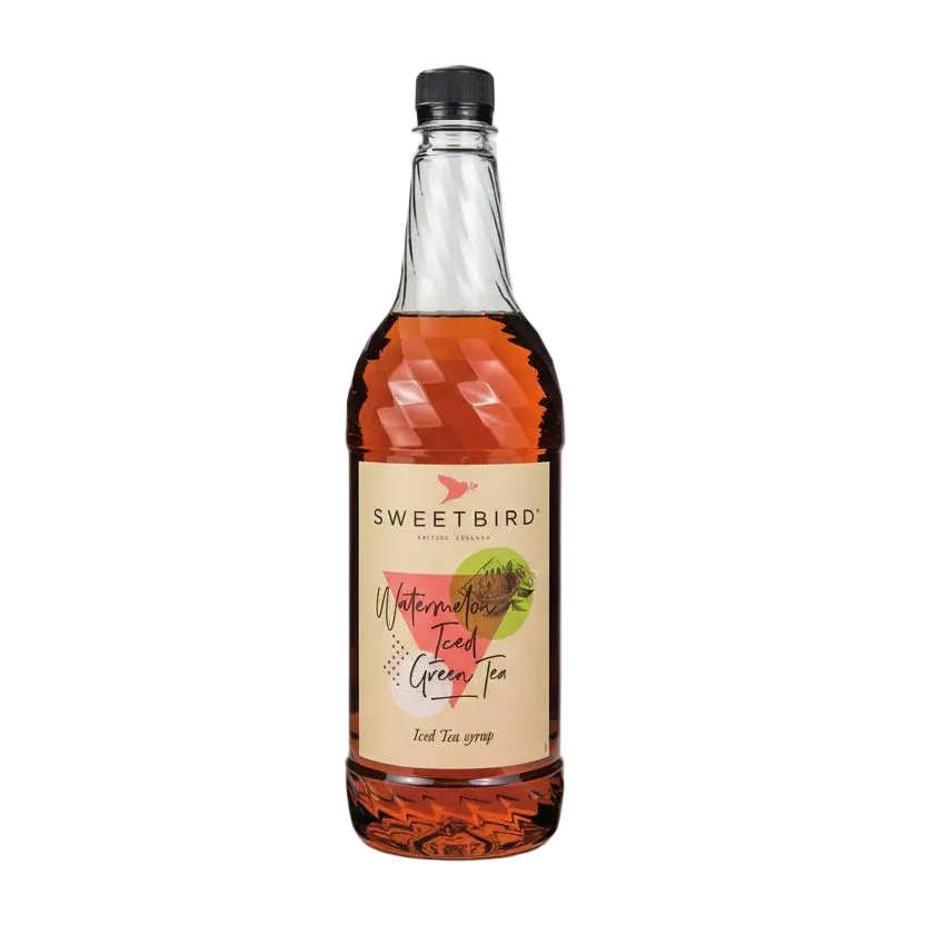 Sweetbird Watermelon Iced Green Tea Syrup - Cafe Supply