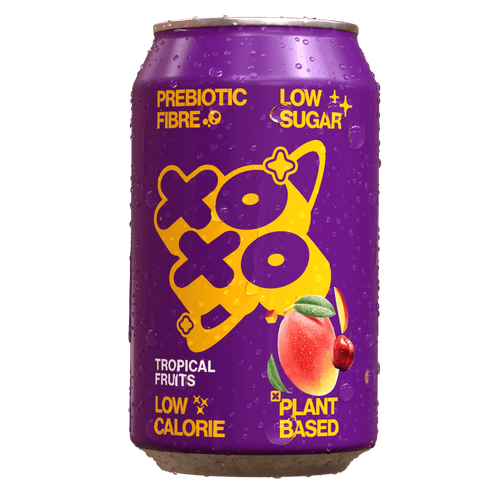 XOXO Tropical Prebiotic Soda 12x330ml - Cafe Supply