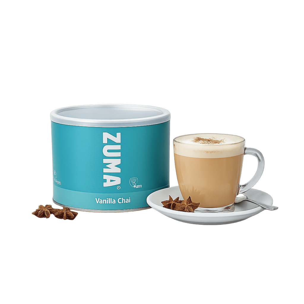 Zuma Spiced Chai (vegan) (tins) 1kg - Cafe Supply